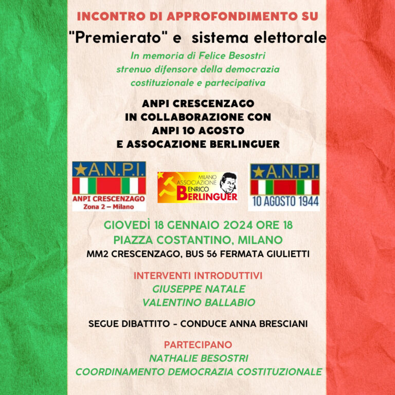 “Premierato” e sistema elettorale